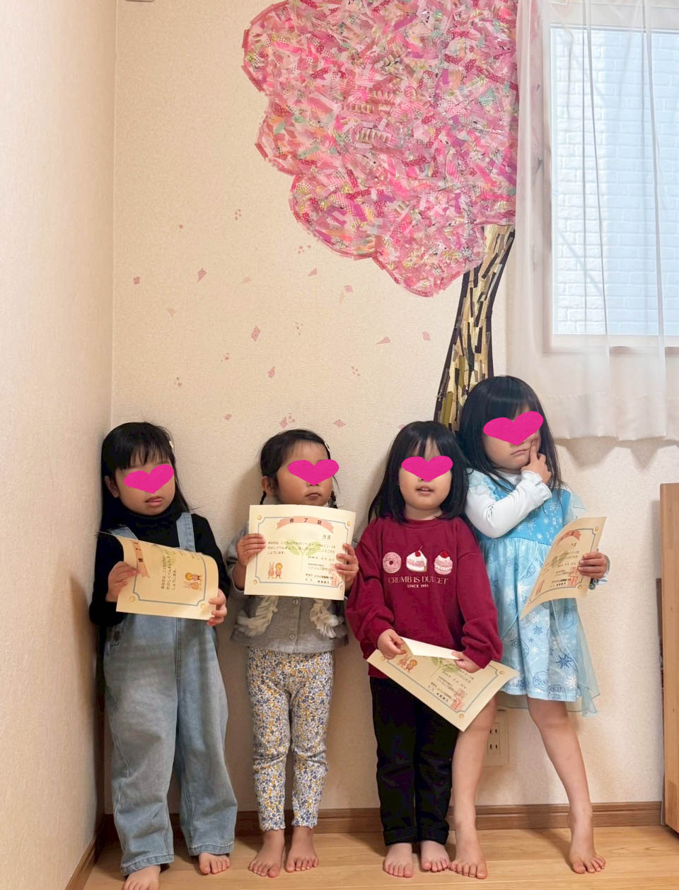 修了証授与！お子様の成長に感動！